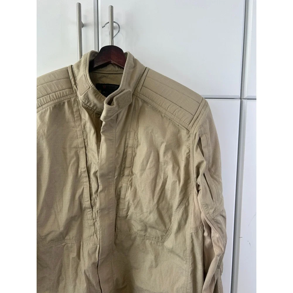 5.11 Tactical Rapid Assault Shirt Khaki Tan Ripstop Field Jacket Mens Large